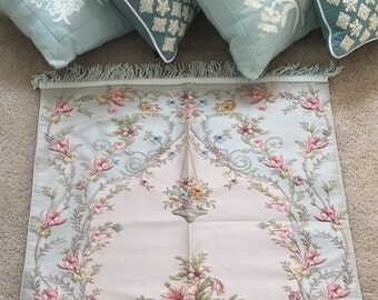 Floral Prayer Mat Rug Sajjadah Seccade