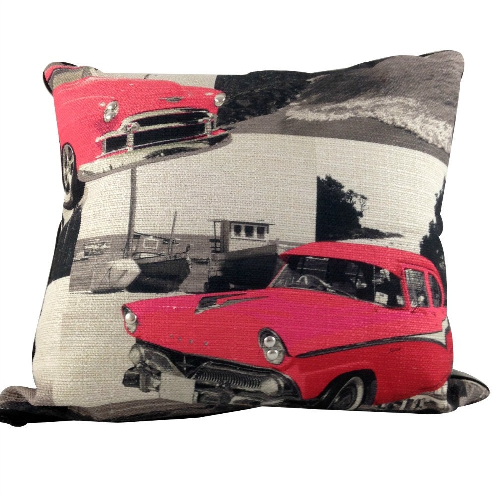 Car Pillow Man Cave Pillow Cover Pink Car Pillow Ford Car