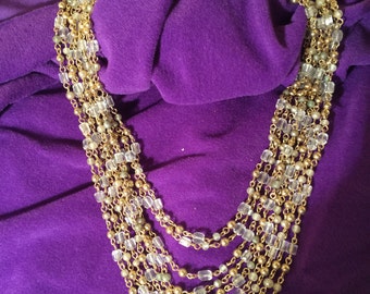 Vintage 9 Strand Necklace