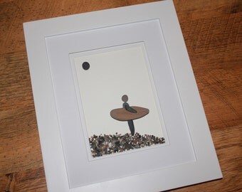 The Surf; Pebble art
