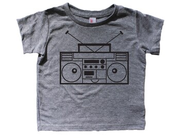 Kawaii Boombox, Graphic Toddler Baby Kid Tee shirt, Hipster baby t shirt, hipster toddler tshirt