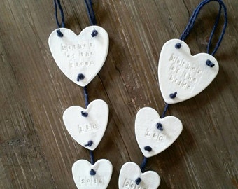 Personalized Mother Of The Bride Gift ~ Mother Of The Groom ~ Wedding Decor ~ Clay Garland
