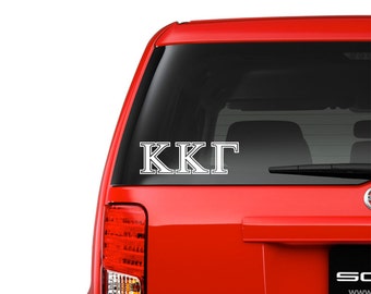 Kappa Kappa Gamma Community Sorority Society People Stickers Decal Label Die Cut Party Decoraton