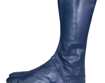 custom leather tabi boots