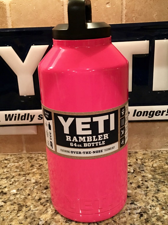 Custom YETI Rambler Bottle 64oz Powder Coated by JessBoysColors