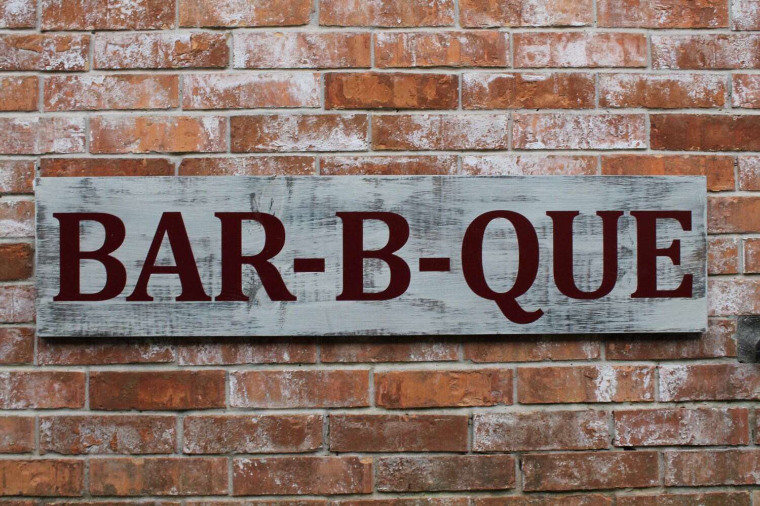 BBQ Sign BarBQue Grill Sign BBQ Outdoor Kitchen Sign