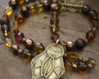 Ethniques Bijoux - Bronze Africains Perles africaines - Design contemporain - artisan - tribu - Akan - Ashanti Asante