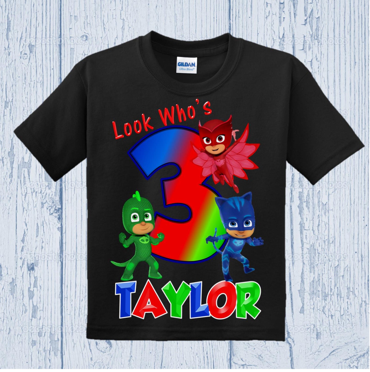 PJ Masks Birthday Shirt PJ Masks Shirt Other Colors