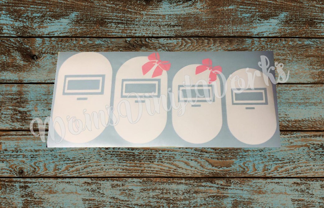 Welding/Welder Helmet/Hood Family Weld Sticker Vinyl Decal