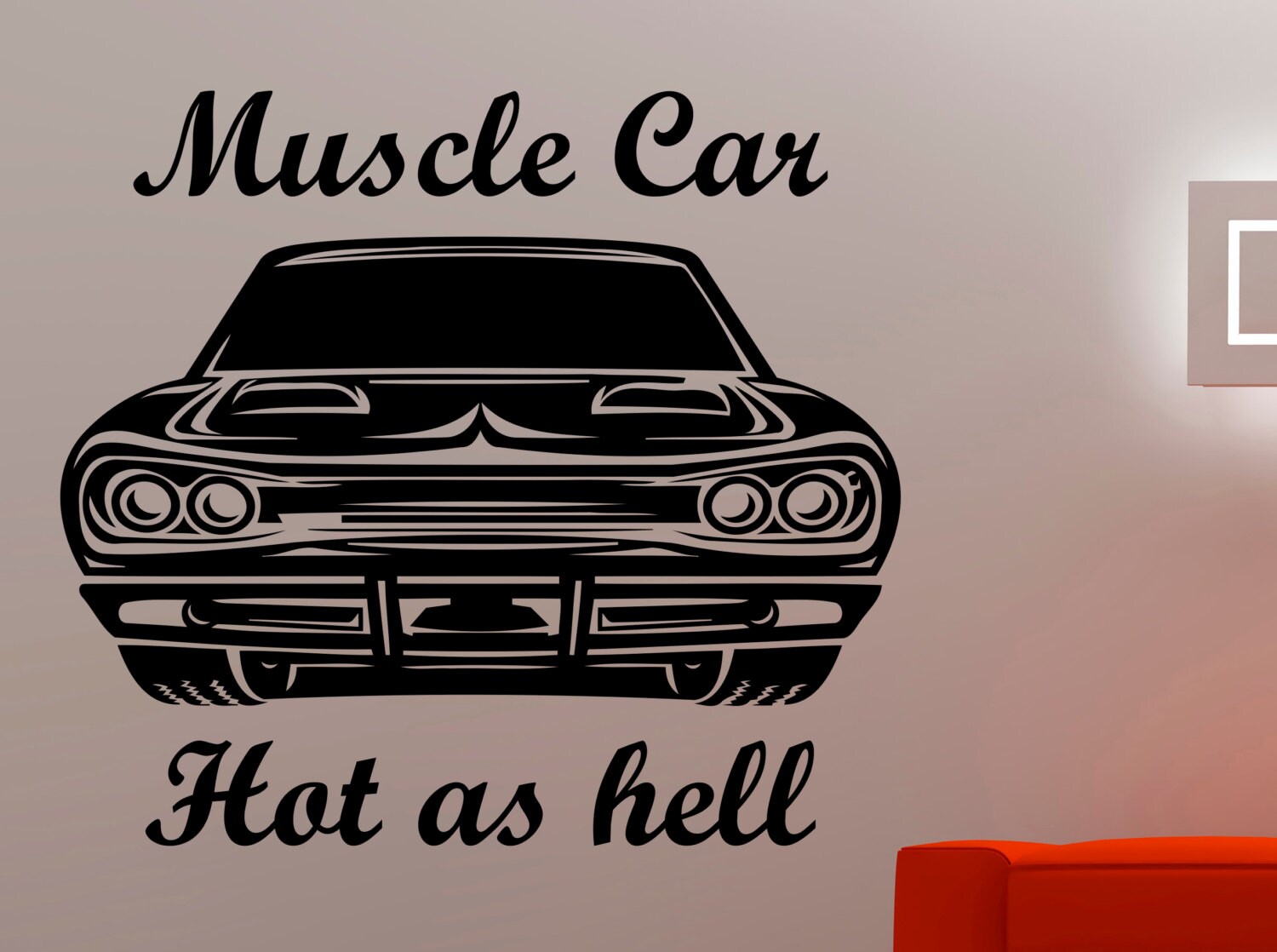 Muscle Car Wall Decal Racing Stickers Home Interior Design