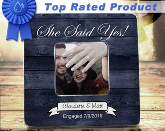 She Said Yes She said Yes Frame engagement frame engagement gift engagement present engaged bride to be gift gift for her future mrs Gift