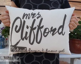 6 colors -5SOS - 5 seconds of summer - Michael Clifford - mrs. Clifford - hand made pillow
