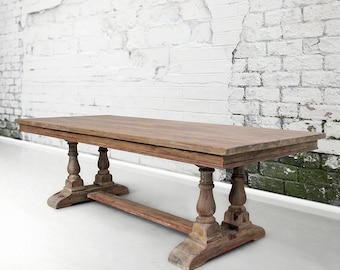 Table, Dining Table, Tresle Table, Reclaimed Wood, Handmade