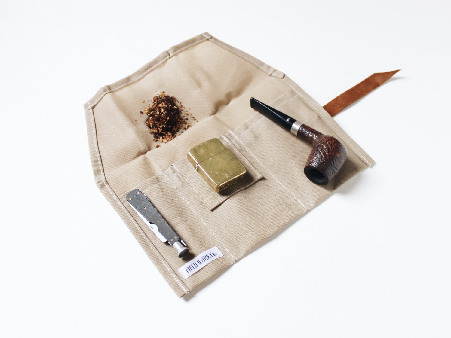 Waxed Canvas Pipe Roll