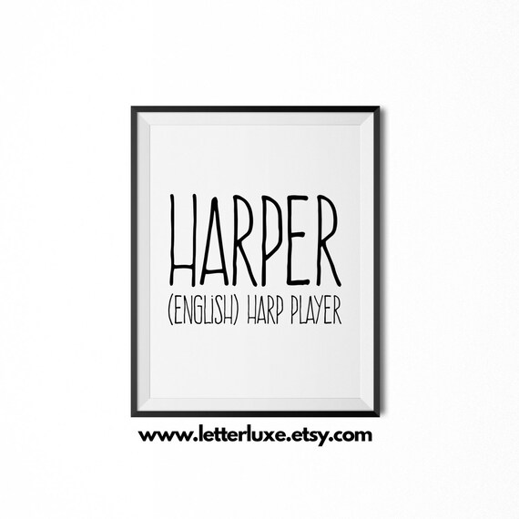 harper-name-meaning-art-printable-baby-shower-gift-nursery