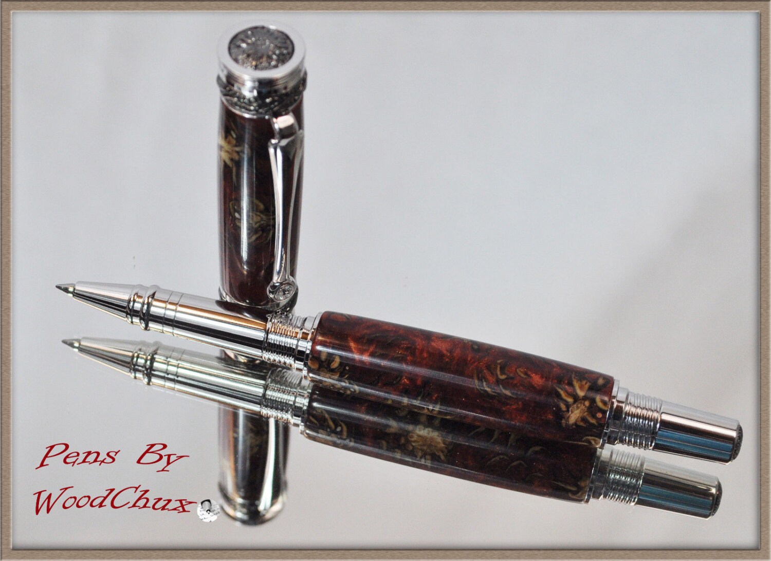 576 Capo Sotto Handmade Mini Pine Cone Writing Rollerball Pen