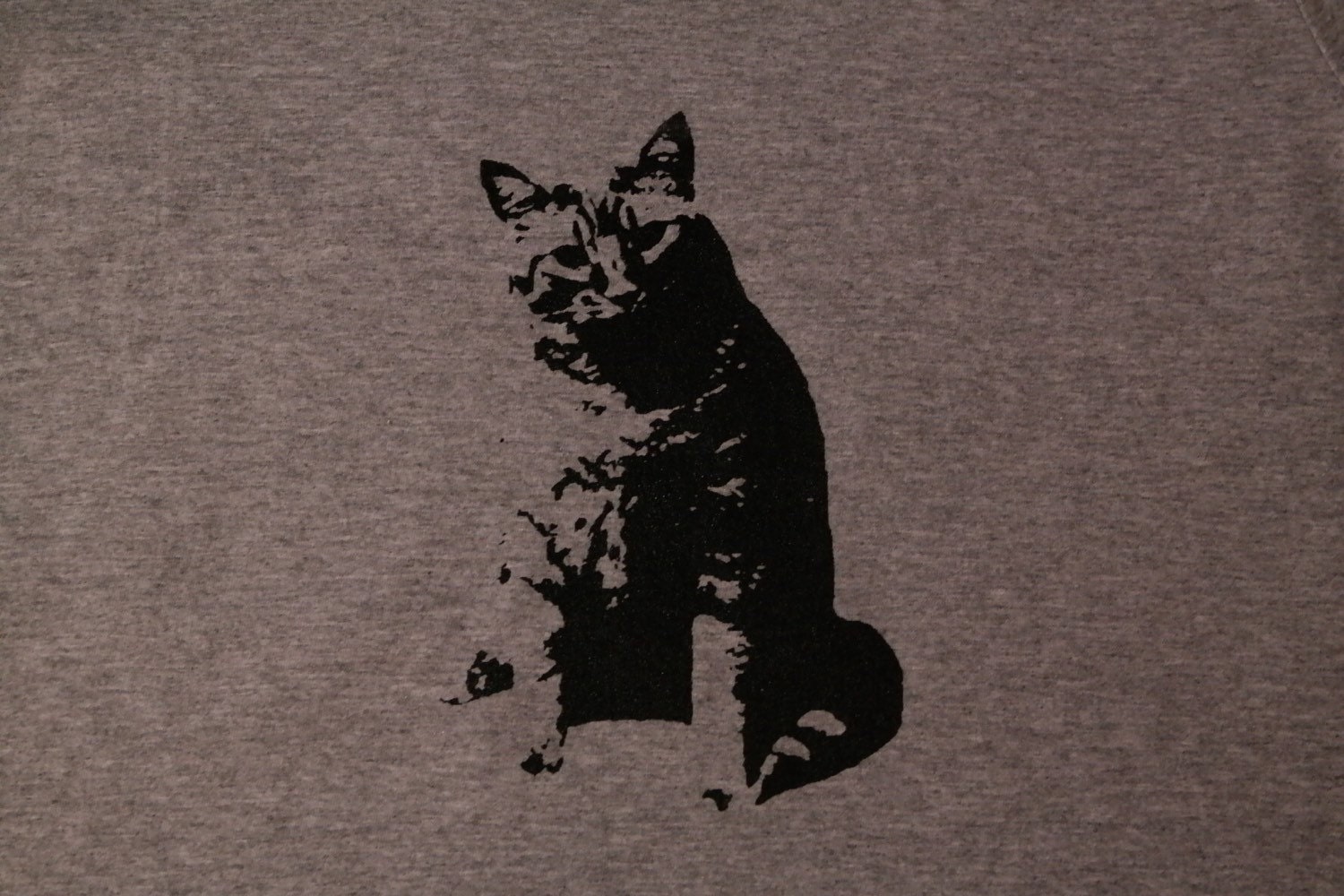 Cat silhouette tshirt