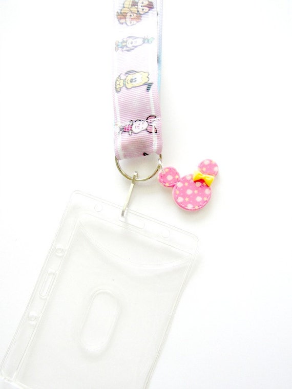 Disney mickey mouse Lanyard badge holder travel gift by VerlaCo