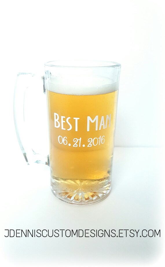 Items similar to Custom Beer Mug Wedding Beer Mugs Groom Gift Groomsmen Gifts Best Man