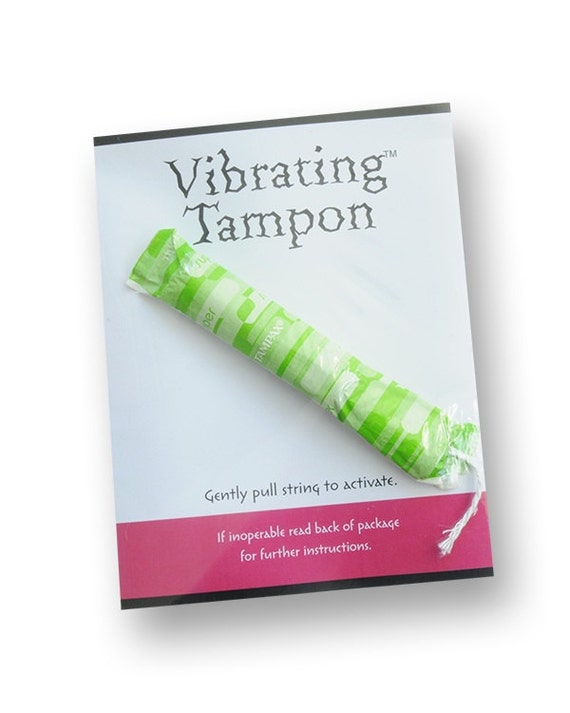 Bridal Shower Gift Vibrating Tampon by HaveYouLostYourMind on Etsy