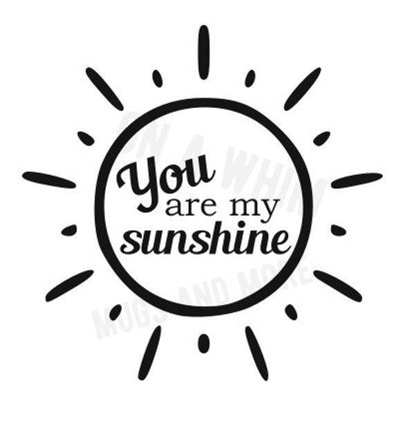 Download You are my sunshine SVG