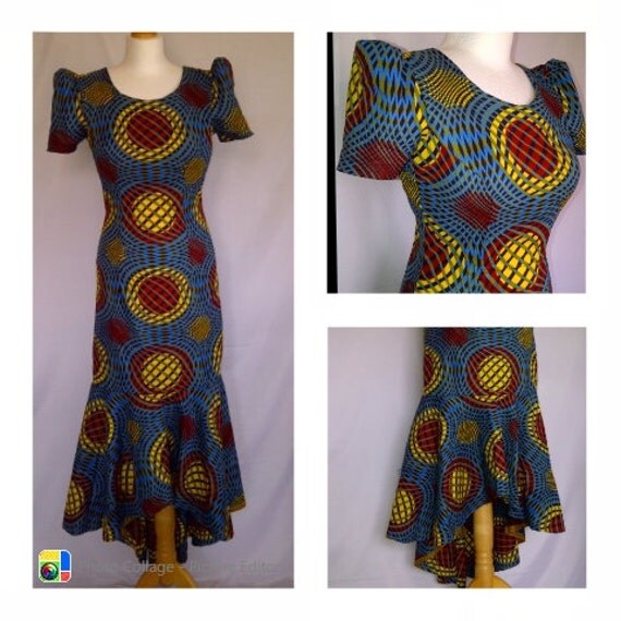 high low ankara gown