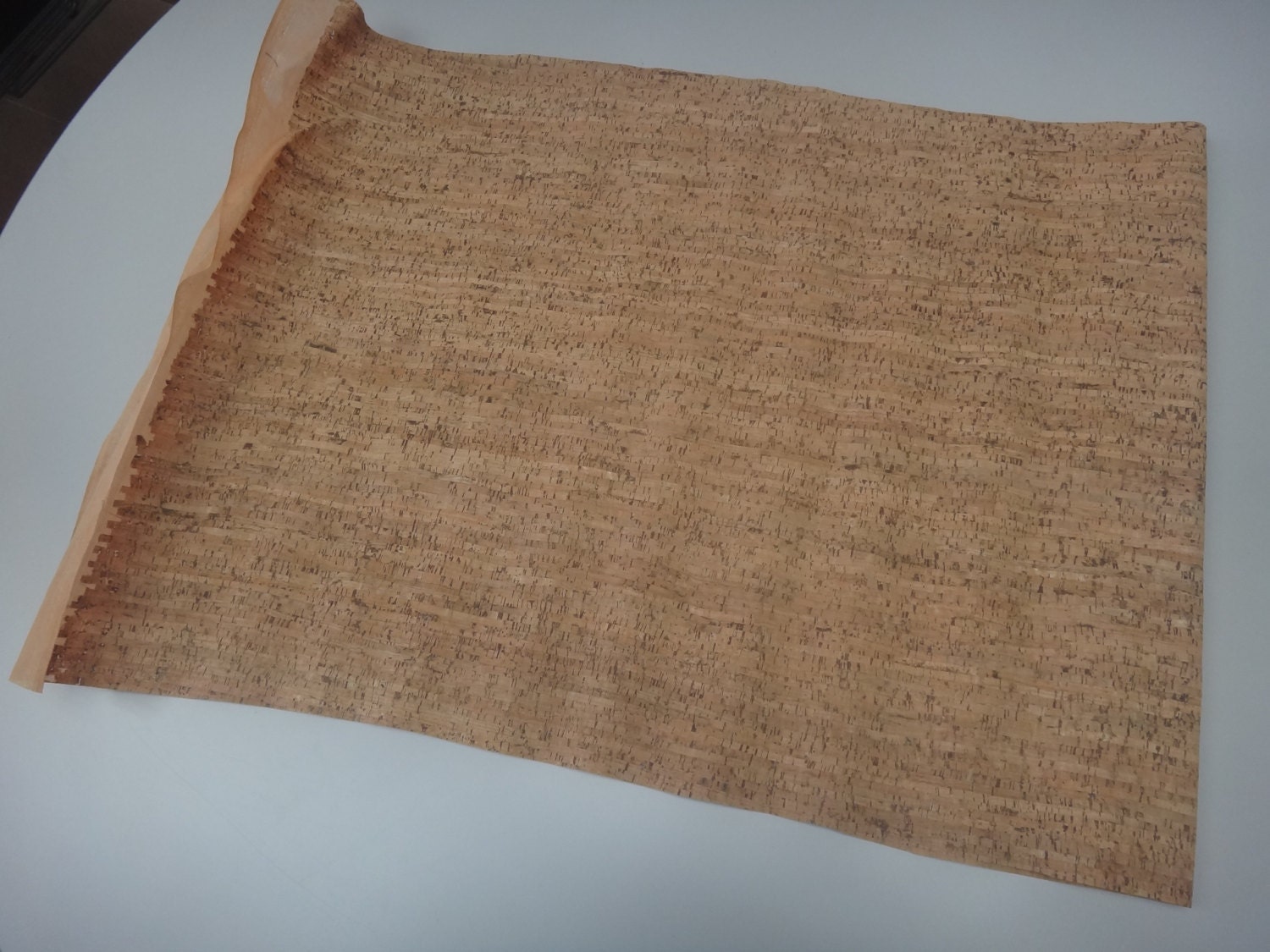 Whole straight pattern Cork Fabric