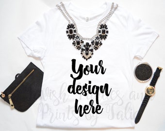 Tshirt Mockup/ T-Shirt Mockup/ Styled Stock Photography / Styled Tshirt/ Product Styling / Styled Photography
