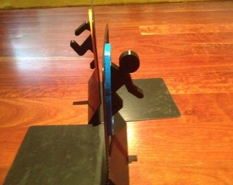 Portal Bookends, Book Holders, Nerdy Geek Bookshelf Accessory