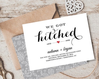 We Got Hitched Invitations 4