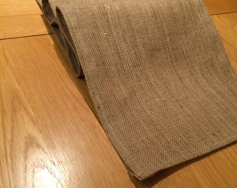 Hessian Table Runner, Fully Hemmed, 30cm Width, Perfect Rustic Wedding Table Runner, NEW