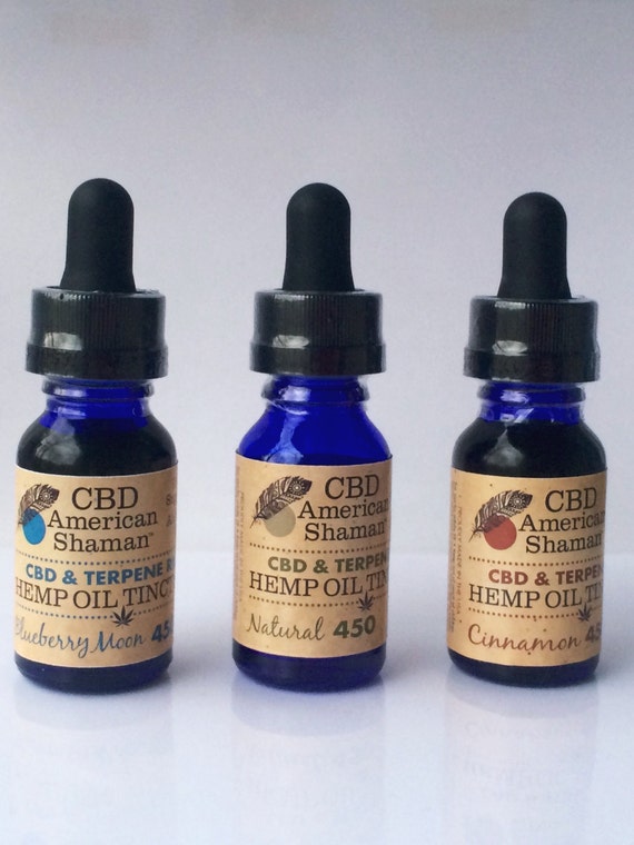 CBD Oil 450mg American Shaman by GoOils on Etsy