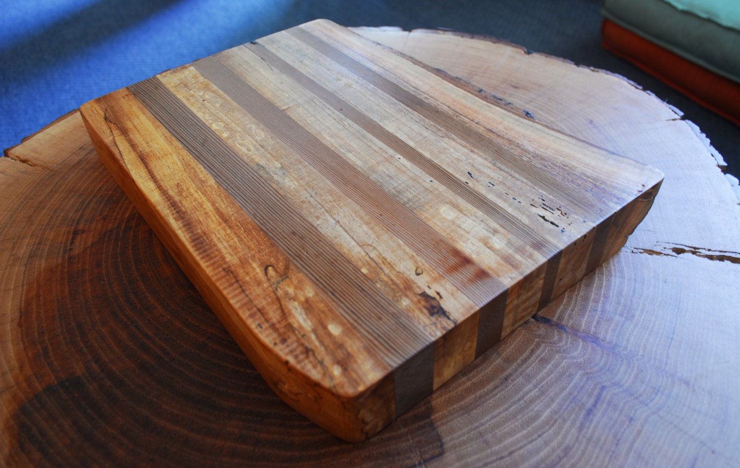 Live edge Ash/Cedar cutting board