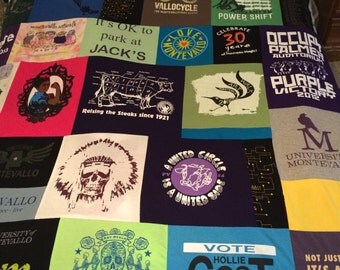 MADE TO ORDER Custom T-Shirt Quilts - Queen Size