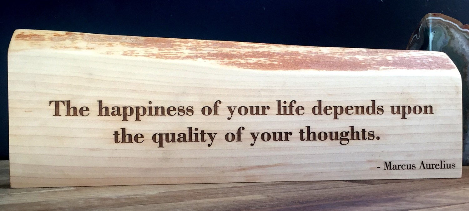 Inspirational Quote for Desk or Shelf by Signedontheedge on Etsy