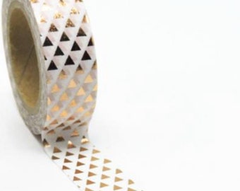 Copper Foil Triangle Washi Tape