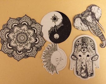 Hippie sticker pack