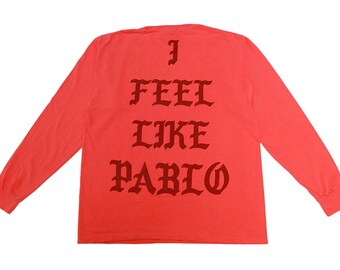 Sale* New York "I Feel Like Pablo" Long Sleeve Orange Governors Ball || Kanye West | I Feel Like Pablo | Yeezus | Ny | Saint Pablo | Pop Up