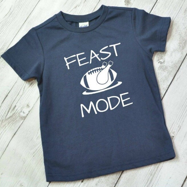 Thanksgiving shirt for kids Feast Mode shirt thanksgiving