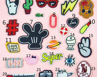 Embroidered Applique sew on patch---iron patch --- No.6