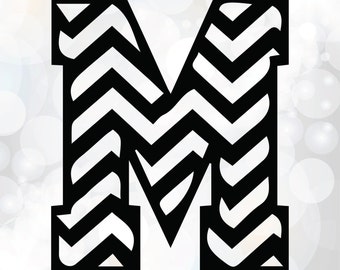 Chevron Font SVG - Chevron Letter SVG Dxf Pdf Eps and Png file format - Instant download - Silhouette studio - Cricut space design font