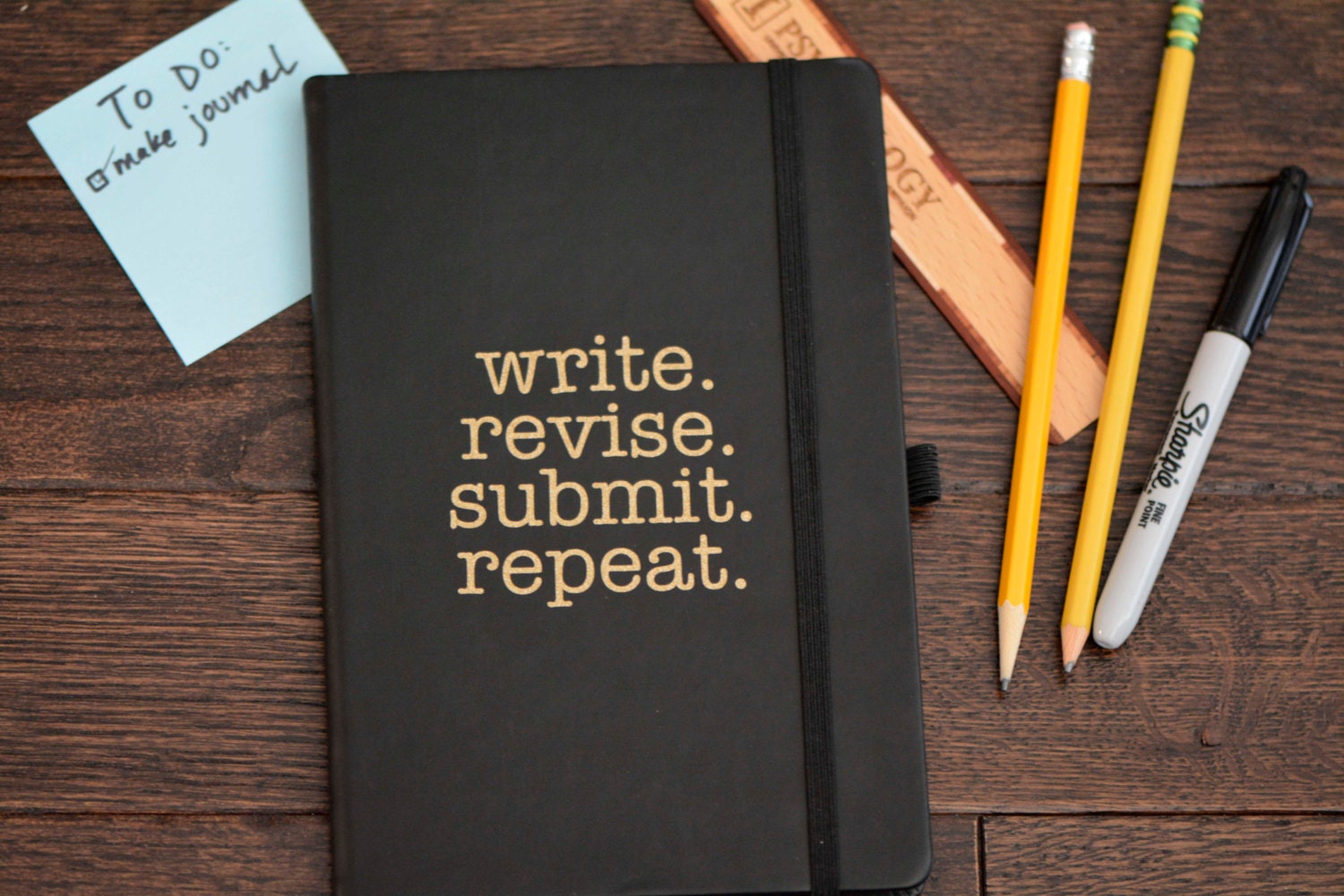 Write. Revise. Submit. Repeat.    Writing Inspiration Journal