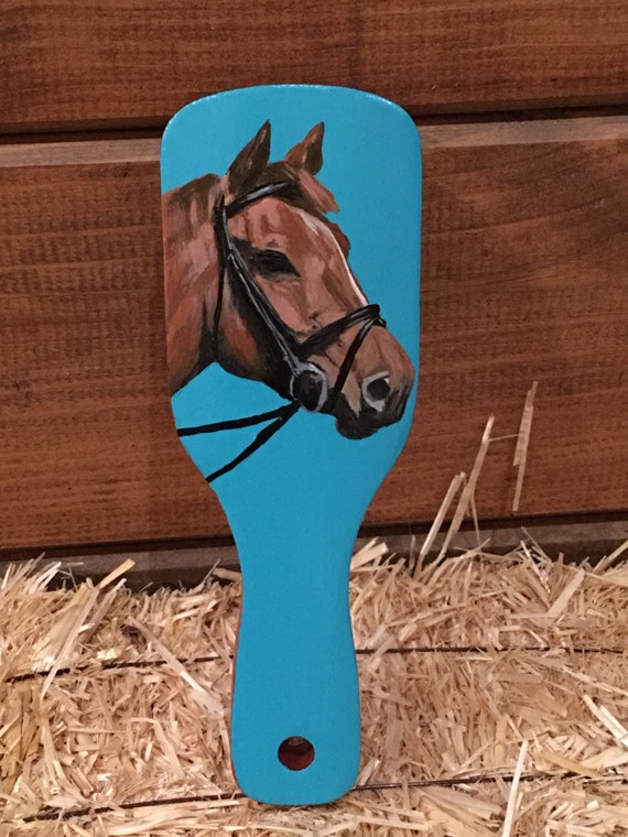 Hand Painted Horse Tail Brush Perfect Gift for Horse Lover
