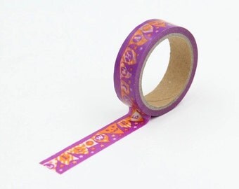 Halloween Washi Tape, Scrapbooking tape, Planner Tape, Decorative Tape, Cute Tape, Banner Tape, Happy Tape