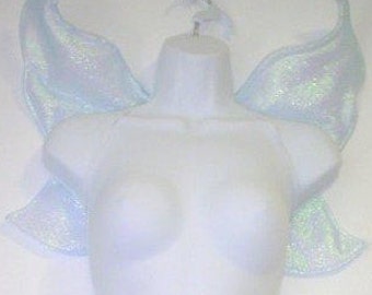 Glittering Fairy Wings - baby, kids, and adult sizes - many colors - womens girls tinkerbell butterfly angel devil halloween costume pegasus