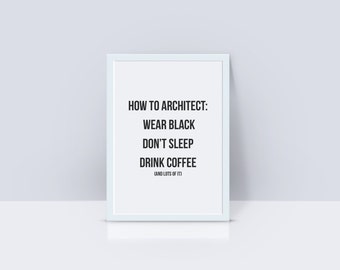 How to Architect Print