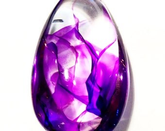 Lac flower ghost Crystal pendant