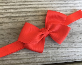 Red Headband / Red Bow /Baby Headband / Toddler Headband