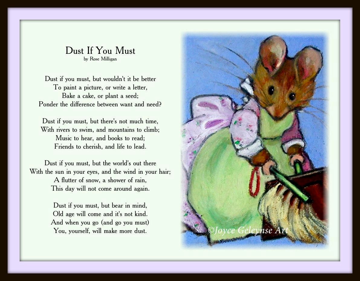 Стих little mouse. Dust if you must перевод стихотворения. Beatrix Potter poems. Dust if you must by Rose Milligan. Must poem.