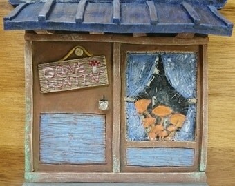 Mushroom Vendor Fairy Door
